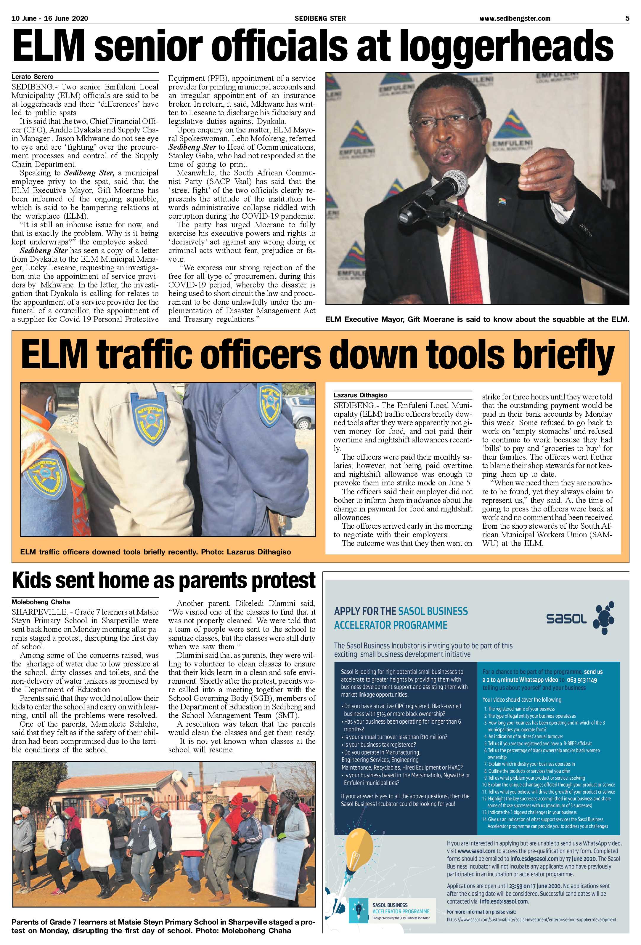 Sedibeng Ster 10 June – 16 June 2020 page 5