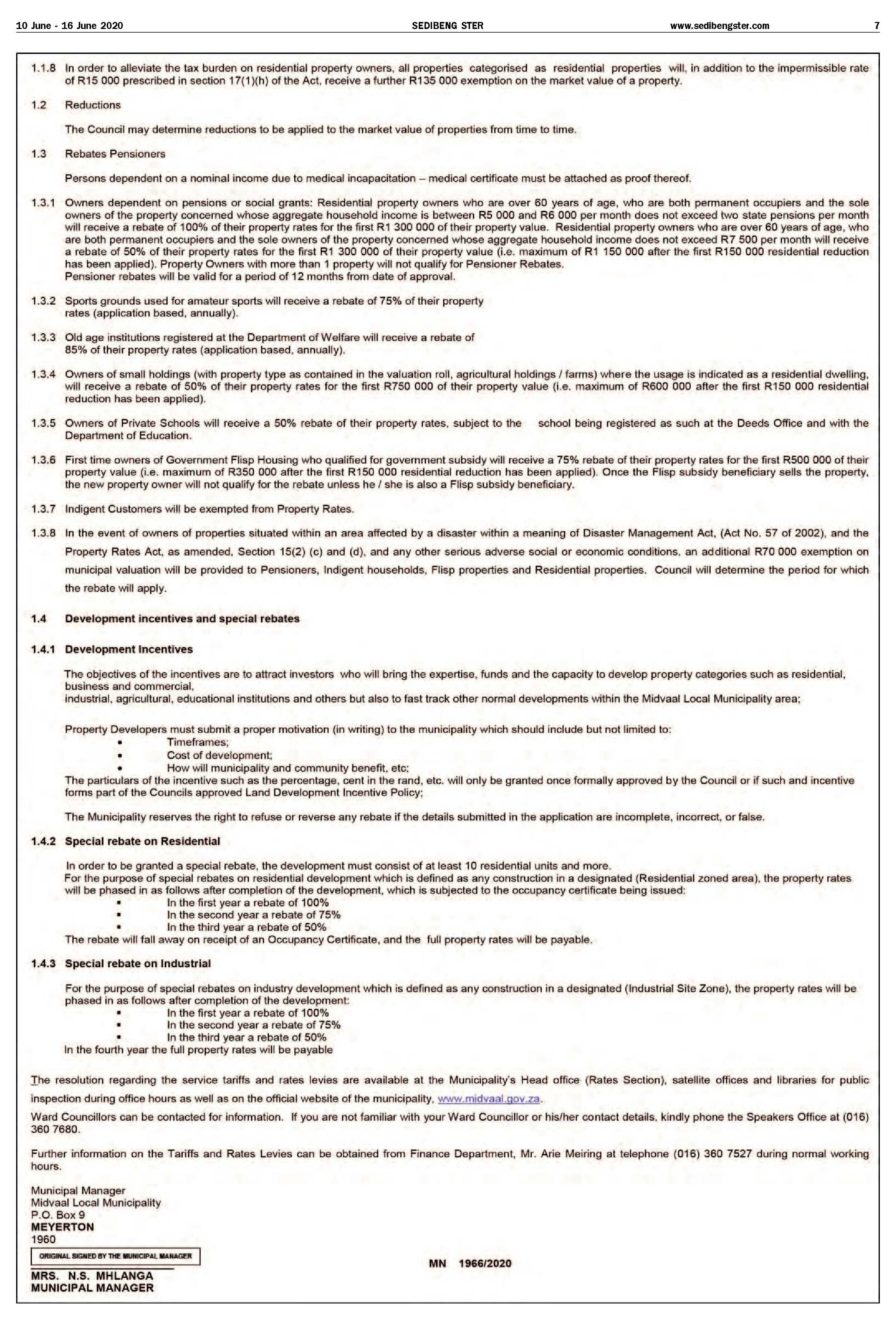 Sedibeng Ster 10 June – 16 June 2020 page 7