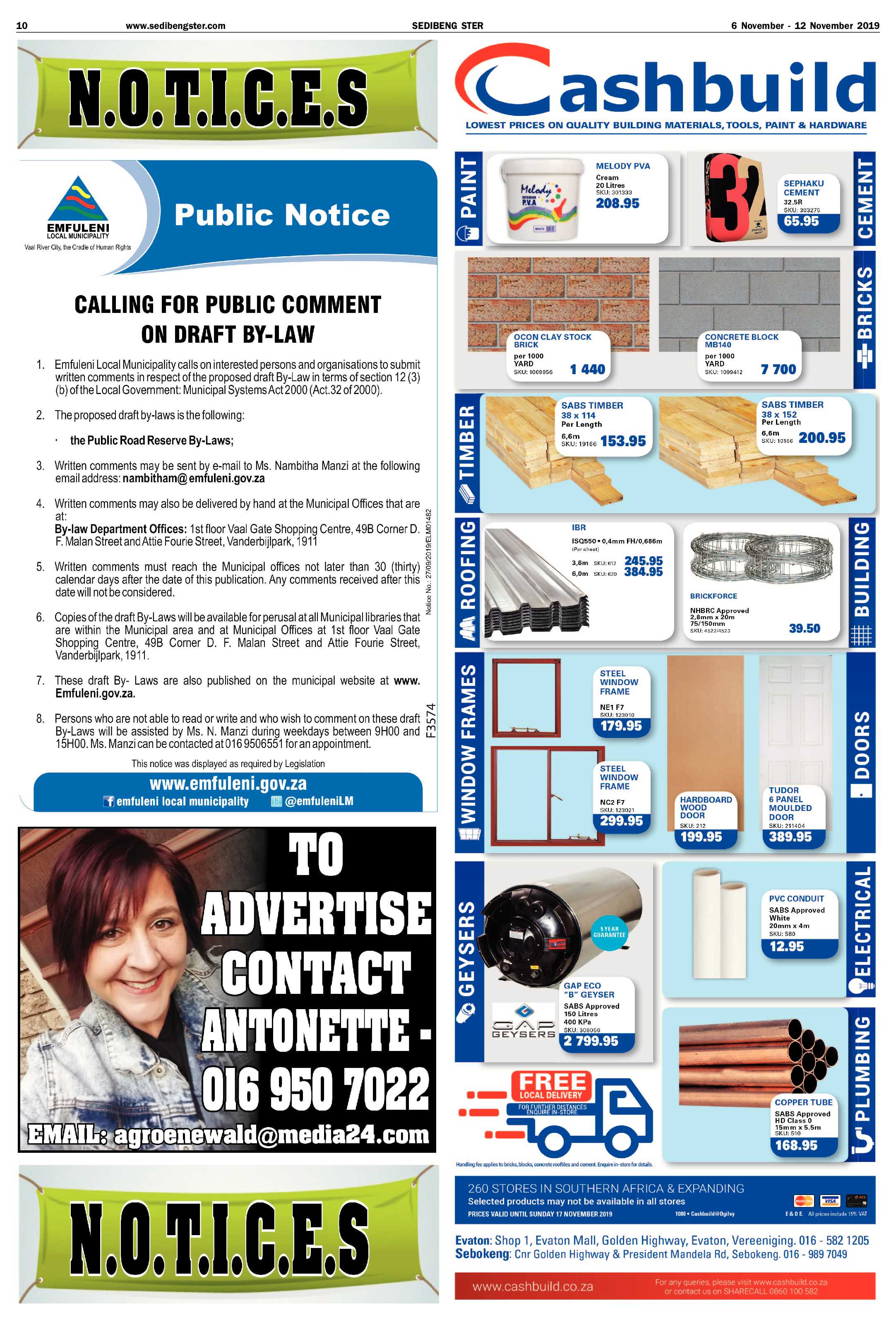 Sedibeng Ster 6 – 12 November 2019 page 10