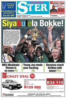Sedibeng Ster 6 – 12 November 2019